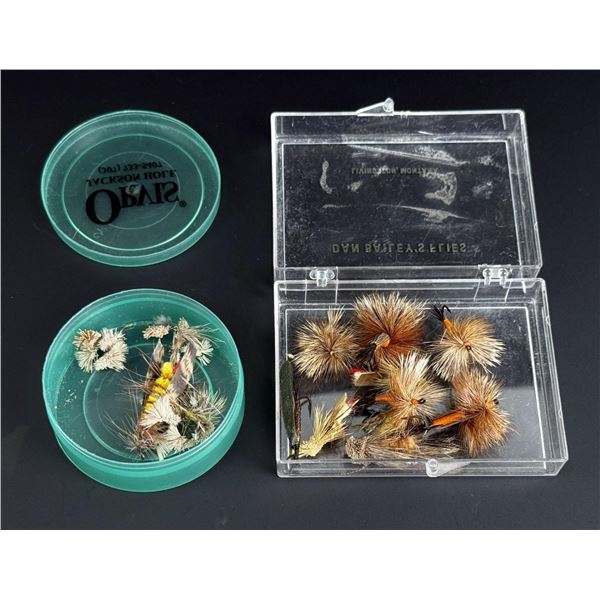 Group of Montana Elk Hair Fly Fishing Flies