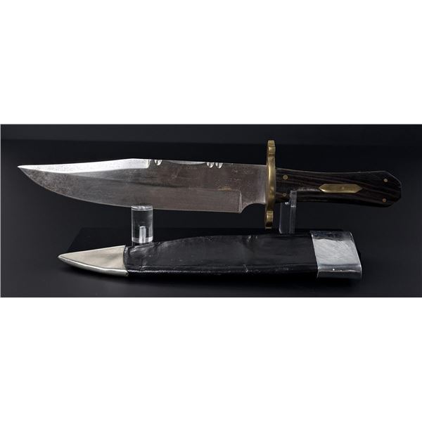 Custom Made Coffin Handle Bowie Knife