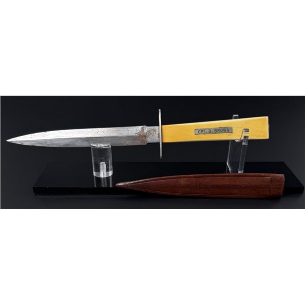 WW2 Named British Royal Marines Johnson Dagger