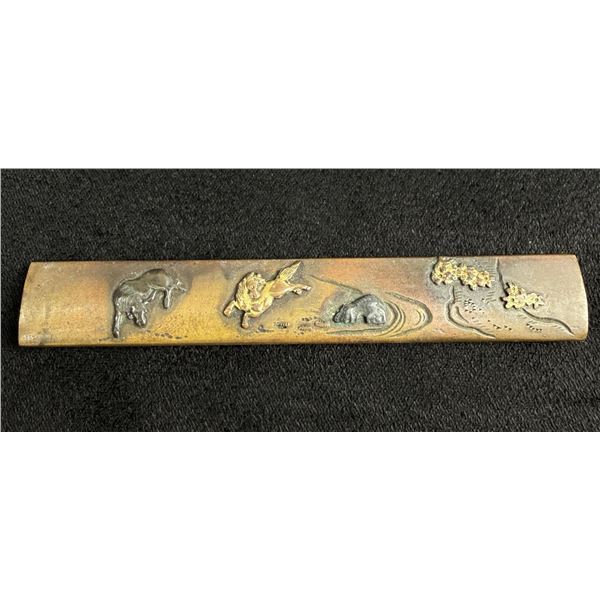 Meiji Period Japanese Samurai Sword Kozuka Handle