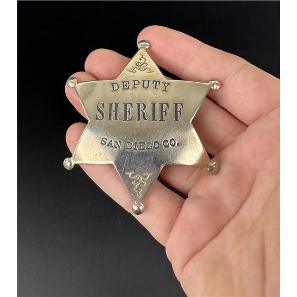 Deputy Sheriff San Diego California Badge