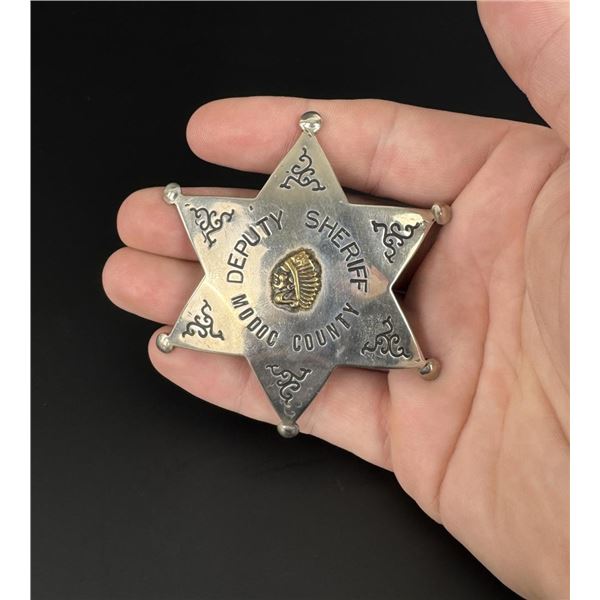Deputy Sheriff Modoc County California Badge
