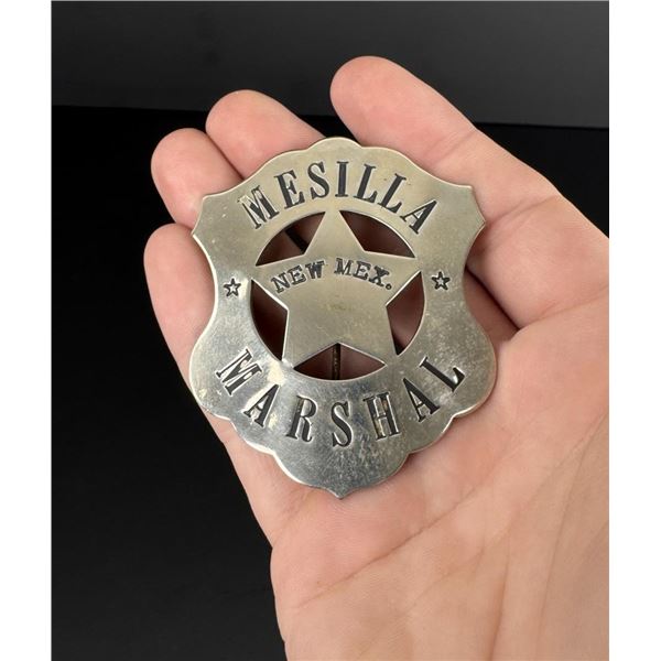 Mesilla New Mexico Marshal Badge Langenbacker