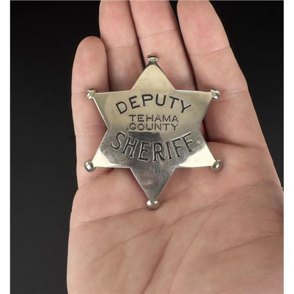 Tehama County California Deputy Sheriff Badge