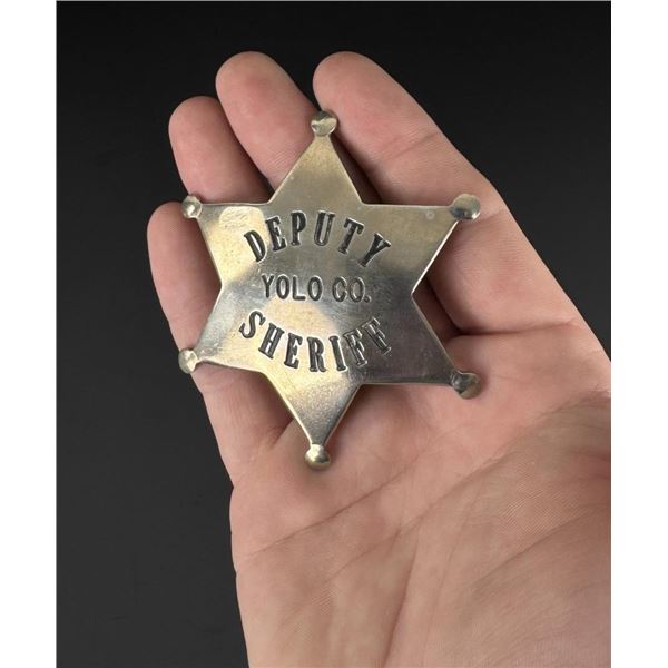 Yolo County California Deputy Sheriff Star Badge