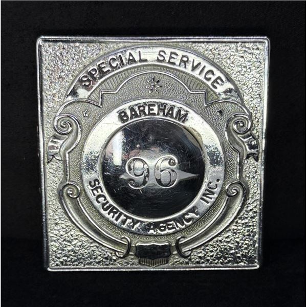 Bareham Special Service Security Agency Badge