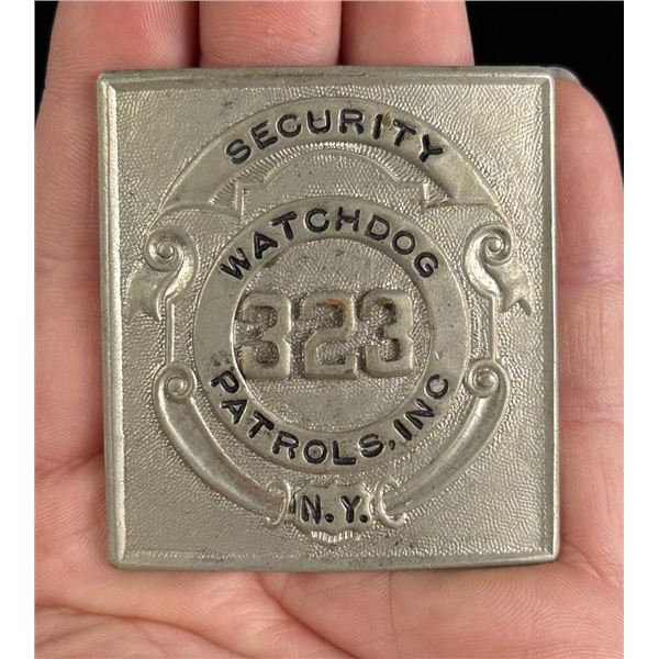 Watchdog Security Patrols New York Badge