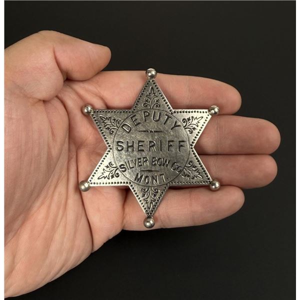 Silver Bow Montana Deputy Sheriff Star Badge