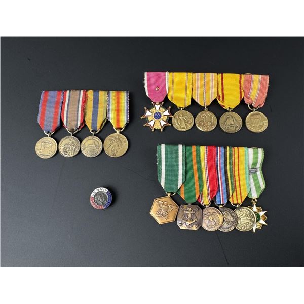 WW2 Through Vietnam Miniature Military Medals