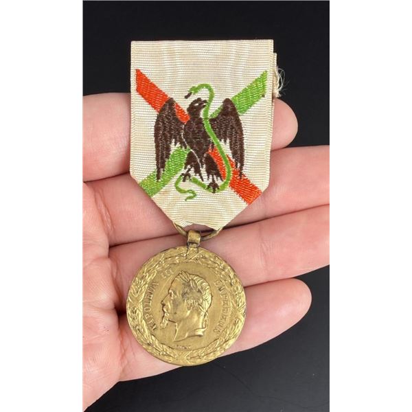French 1863 Mexico Expedition Medal