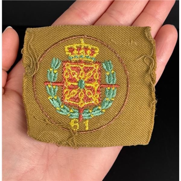 Spanish Civil War 61st Division Patch