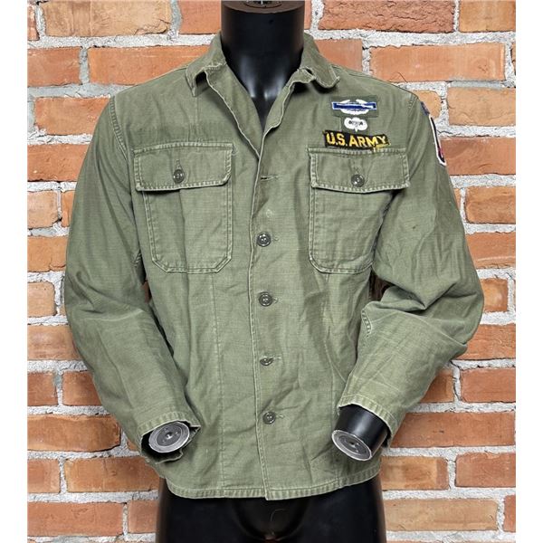 Vietnam War US Army OG-107 Utility Shirt Jacket
