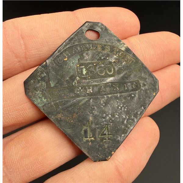 Charleston South Carolina Slave Tag Badge