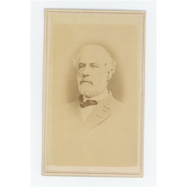 Civil War General Robert E. Lee CDV Photo