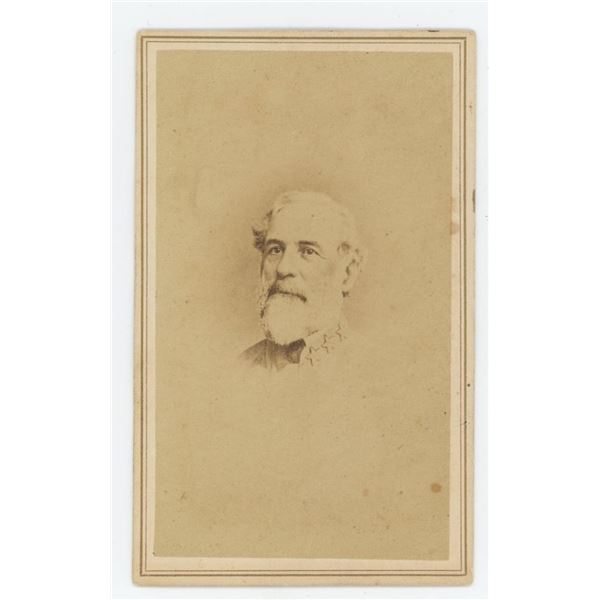 Civil War General Robert E. Lee CDV Photo