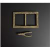 Image 3 : Civil War Confederate Wishbone Belt Buckle