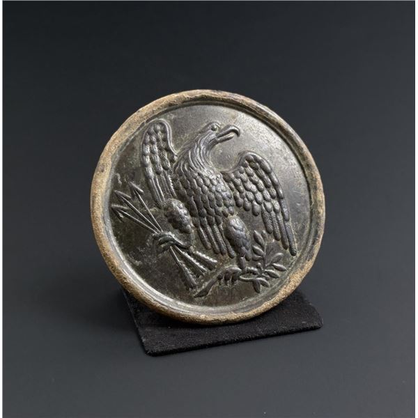 Civil War Union Cartridge Box Eagle Breastplate