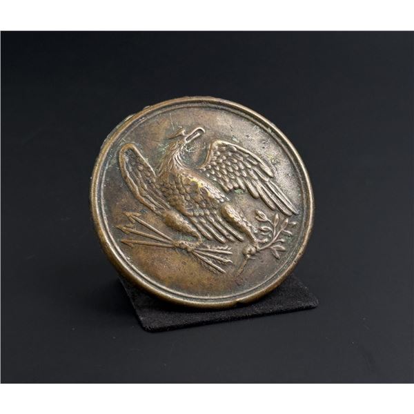 Civil War Union Cartridge Box Eagle Breastplate