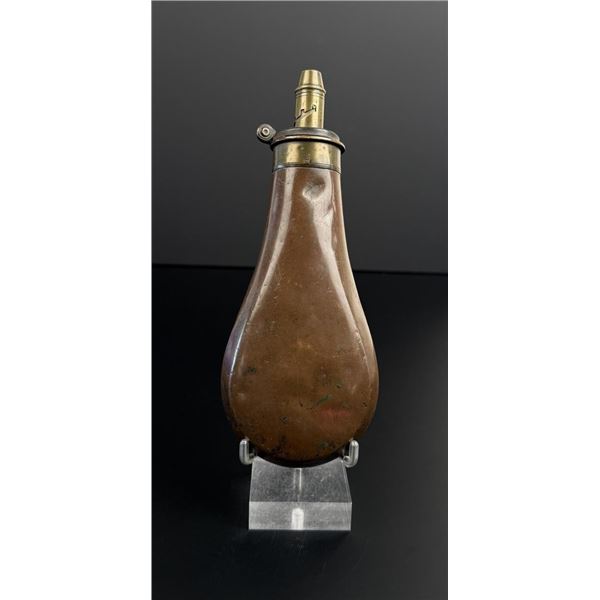 Sykes Patent Copper Powder Flask