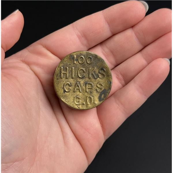 Hicks Percussion Cap Tin
