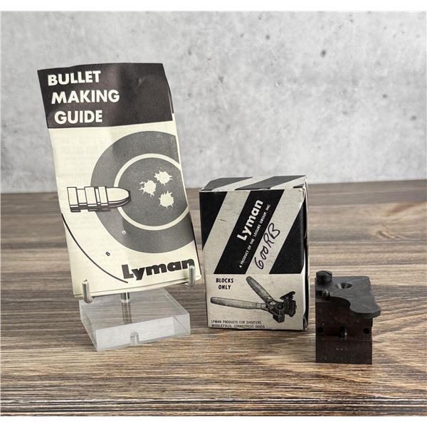 Lyman 600 587 .600 Round Ball Bullet Mold