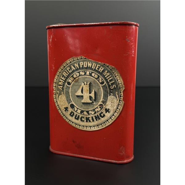 American Powder Mills 4 Ducking 4 Powder Tin