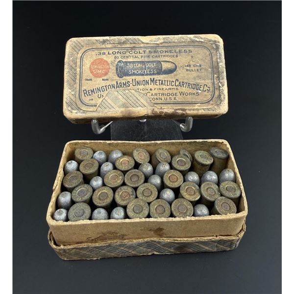 Remington UMC .38 Long Colt Ammo Box