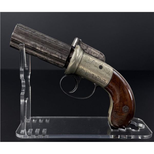 John Wiggan Improved Revolving Pistol Pepperbox