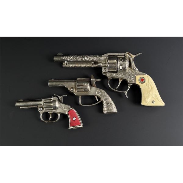Hubley Kilgore Cap Gun Pistols