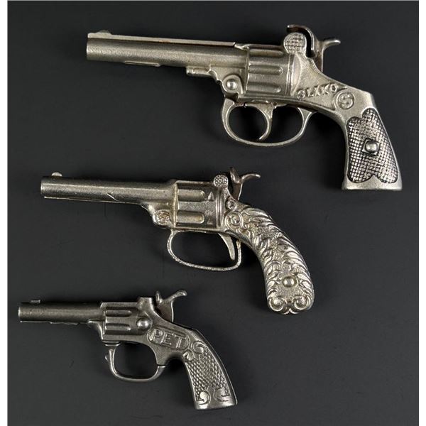 Collection of Antique Cap Guns Pistols