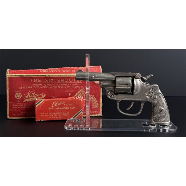 Kilgore Six Shooter Cap Gun Pistol