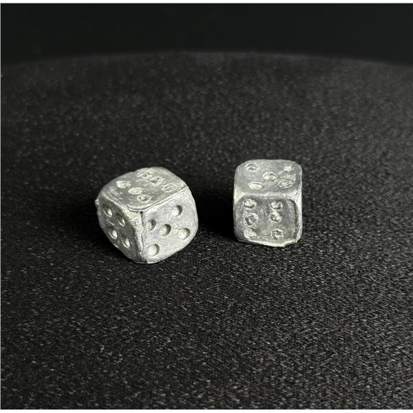 Victorian Lead Gambling Dice