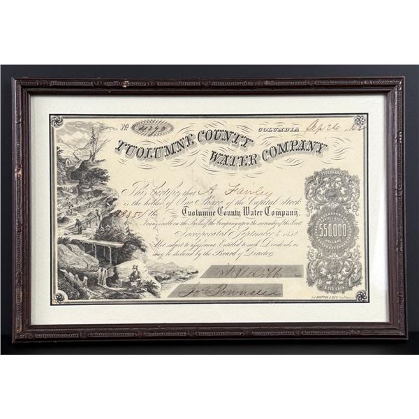 Columbia Tuolumne County Water Company Stock