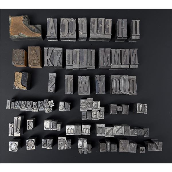Collection of Letterpress Typeset Blocks