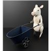 Image 1 : Decorative Tin Metal Garden Pig Planter