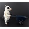 Image 4 : Decorative Tin Metal Garden Pig Planter