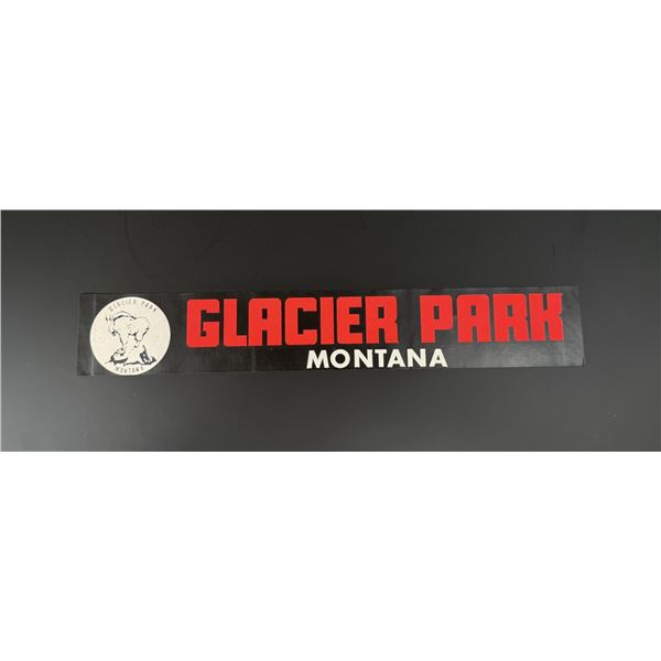 Glacier National Park Montana Bumper Sticker