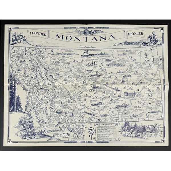 Montana Frontier Pioneer Map