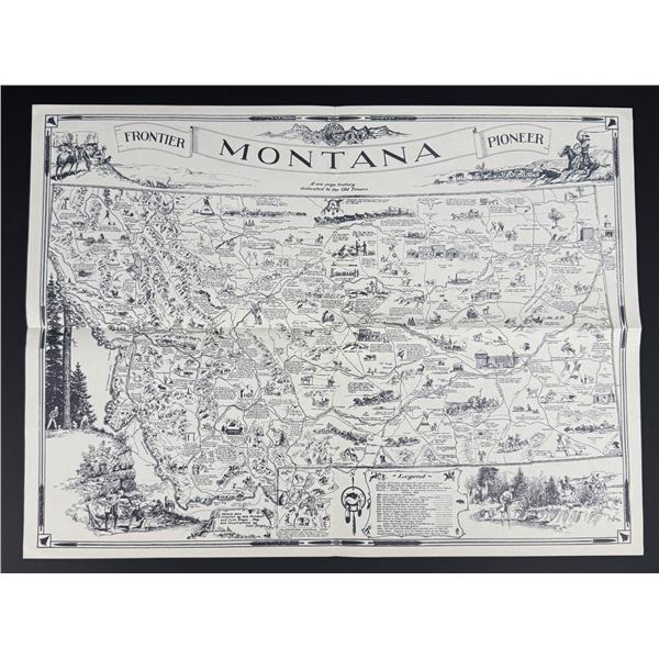 Montana Frontier Pioneer Map
