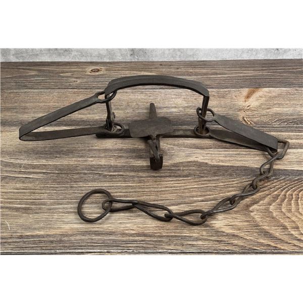 Fur Trade Era Hand Forged Wolf Trap