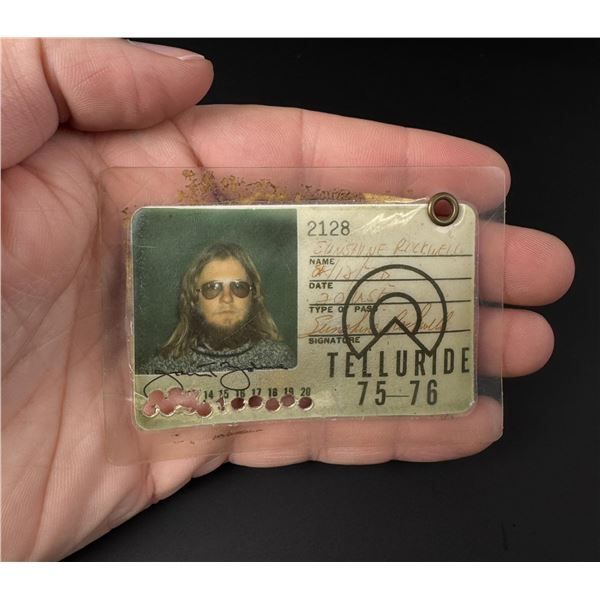 1975 1976 Telluride Colorado Ski Pass