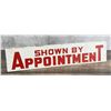 Image 2 : Shown by Appointment Barbed Wire Metal Sign