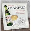 Image 1 : Sparkling Champale Tin Thermometer Sign