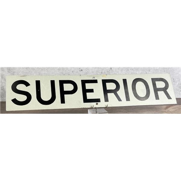 Superior Montana Railroad Station Marker Sign