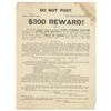 Image 1 : 1893 Pacific Express Company Reward Wanted Poster