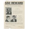 Image 1 : 1910 Wells Fargo & Company Reward Poster