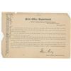 Image 1 : 1891 Post Office Eagle Lock Introduction Letter