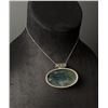 Image 2 : Sterling Silver Moss Agate Necklace