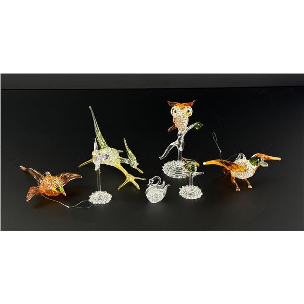 Blown Glass Birds