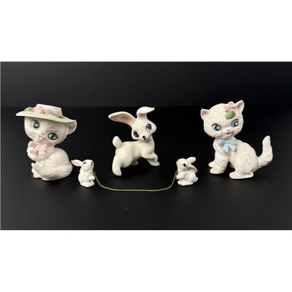 Norcrest Miss Kitty Ceramic Figurines